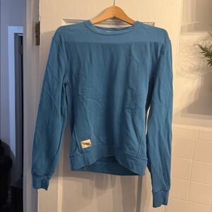 Tracksmith Trackhouse Crew Sweatshirt - Blue - Size Small